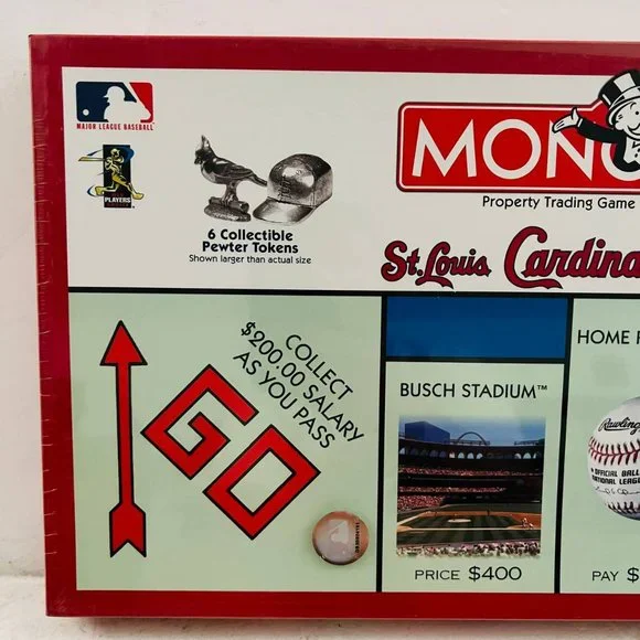 Vintage Monopoly‎ Game St Louis Cardinals Collector's Edition 2001 New Sealed